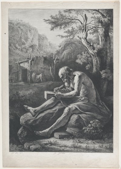 Svatý Jeroným, 1797. od Jean Jacques de Boissieu