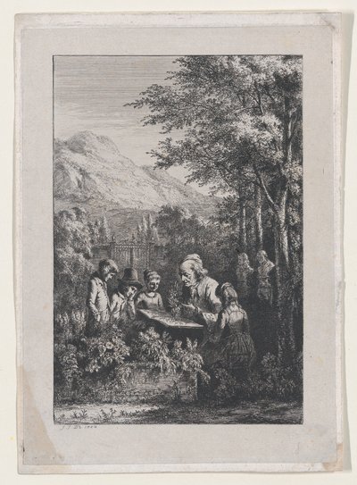 Lekce botaniky, 1804. od Jean Jacques de Boissieu