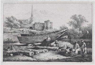 Staveniště, v Savigny, 1803. od Jean Jacques de Boissieu
