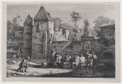 Stará brána Vaise, Lyon, 1803. od Jean Jacques de Boissieu