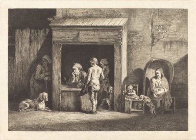 Veřejný písař od Jean Jacques de Boissieu