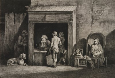 Veřejný písař od Jean Jacques de Boissieu