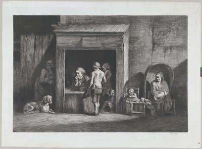 The Public Scrivener, 1790. od Jean Jacques de Boissieu