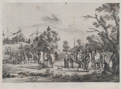 Vesnické slavnosti, 1773. od Jean Jacques de Boissieu