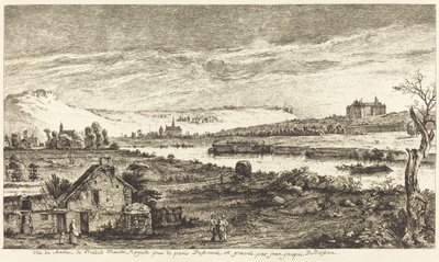Pohled na hrad v Madridu od Jean Jacques de Boissieu