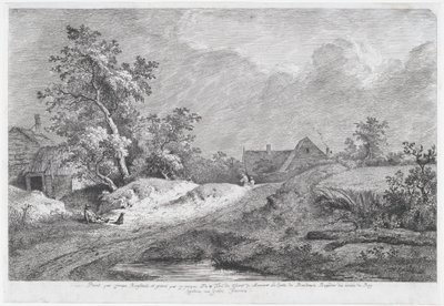 Pšeničné pole, 1772. od Jean Jacques de Boissieu