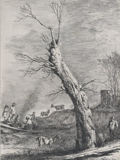 Winter, po kresbě dokončené v Saint-Chamond, 1795. od Jean Jacques de Boissieu