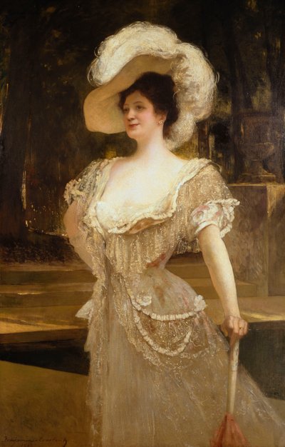 Portrét paní, 1901 od Jean Joseph Benjamin Constant