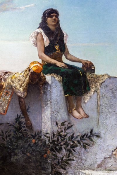 Večer na terasách (Maroko) od Jean Joseph Benjamin Constant