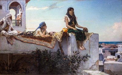 Večer na terasách (Maroko) od Jean Joseph Benjamin Constant