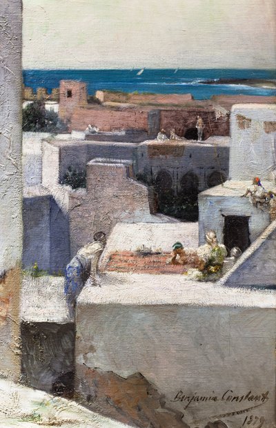 Večer na terasách (Maroko) od Jean Joseph Benjamin Constant