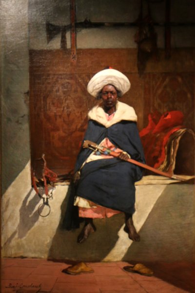 Marocký král Tahamy. od Jean Joseph Benjamin Constant