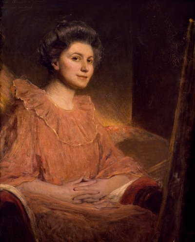 Portrét Angele Delasalle, Jean Joseph Benjamin Constant (1845-1902) od Jean Joseph Benjamin Constant