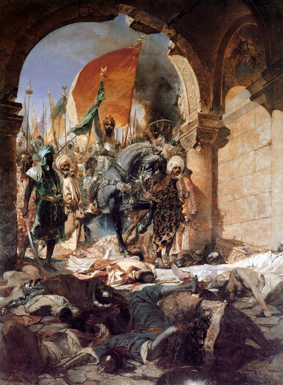 Vstup Mehmeta II do Konstantinopole, 1876. od Jean Joseph Benjamin Constant