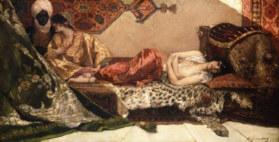 Odaliska, 1882 od Jean Joseph Benjamin Constant