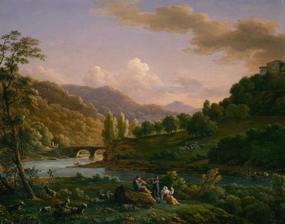 Pastorační scéna od Jean Joseph Xavier Bidauld