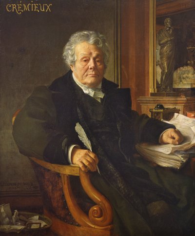 Adolphe Cremieux, 1878 od Jean Jules Antoine Lecomte du Nouy