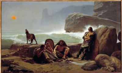 Gaulishovi strážci šance. Obraz Jean Jules Antoine Lecomte Du Nouy (1842-1923) od Jean Jules Antoine Lecomte du Nouy