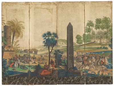 „Francouzi v Egyptě“ [Francouzština v Egyptě] od Jean Julien Deltil, 1791 – 1863