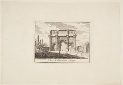 Triumfální oblouk Konstantina Velikého od Jean Laurent Legeay