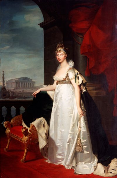 „Portrét císařovny Alžběty Alexejevny“, 1805 od Jean Laurent Monnier