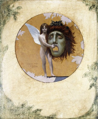 Putto s maskou od Jean Leon Gerome