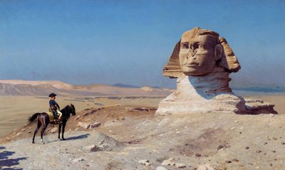 Bonaparte před Sfingou od Jean Leon Gerome