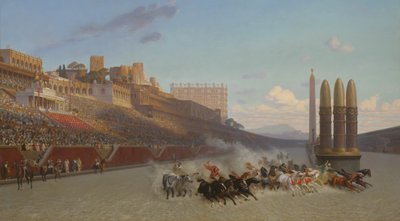 Chariot Race, 1876. od Jean Leon Gerome