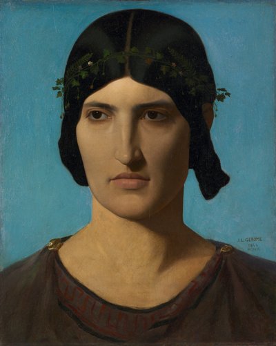 Hlava italské ženy od Jean Leon Gerome