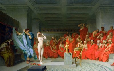 Phryne před Areopage od Jean Leon Gerome