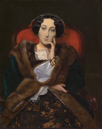 Portrét ženy od Jean Leon Gerome