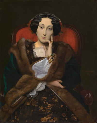 Portrét ženy od Jean Leon Gerome