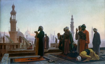 Modlitba v Káhiře od Jean Leon Gerome