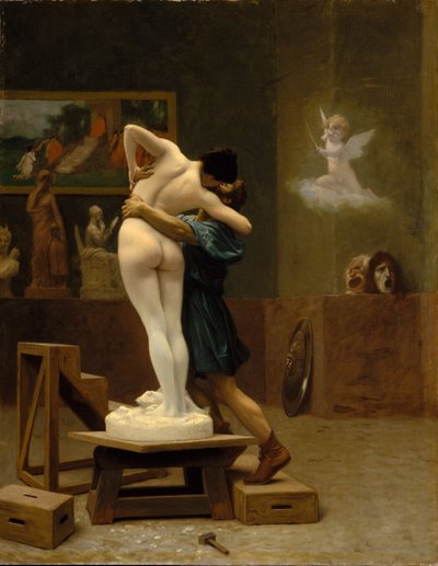 Pygmalion a Galatea, c. 1890 od Jean Leon Gerome