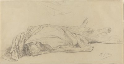 Mrtvý Caesar od Jean Leon Gerome