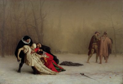 Souboj po maškarádě od Jean Leon Gerome