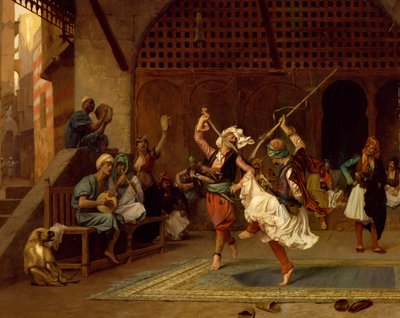 Pyrrhův tanec, 1885 od Jean Leon Gerome
