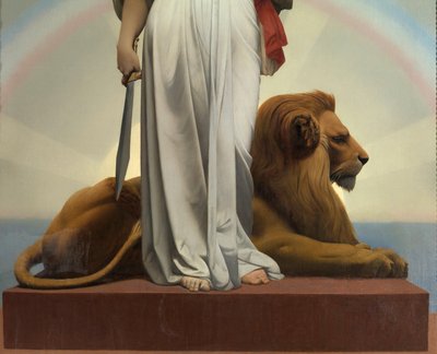 Republika od Geroma Jeana Leona (1824 - 1904) (alegorie - 1848); Radnice Lilas od Jean Leon Gerome