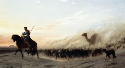 Syrský ovčák, 1865 od Jean Leon Gerome