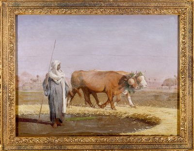 Šlapání pšenice v Egyptě od Jean Leon Gerome