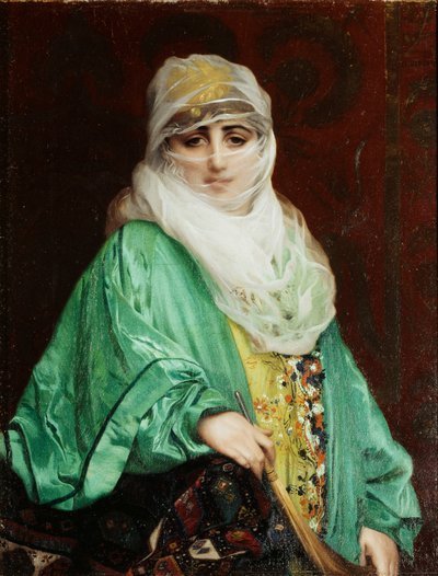 Žena z Konstantinopole, stojící, kolem roku 1876 od Jean Leon Gerome