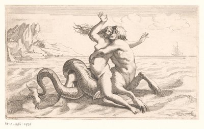 Triton unese ženu od Jean Lepautre (attributed to)