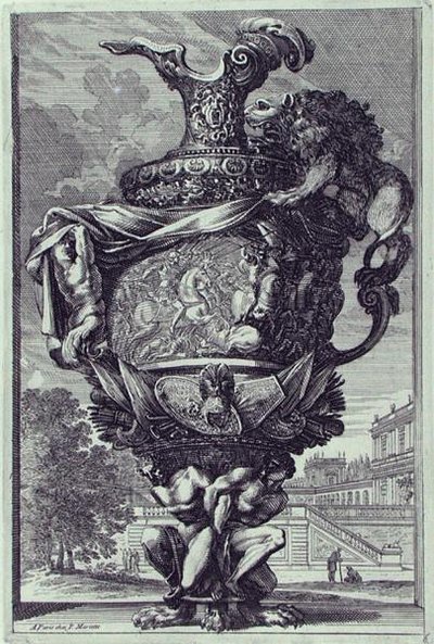 Zahradní socha, vydáno kolem roku 1670 (rytina) (viz také 172935) od Jean Lepautre