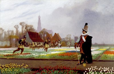 Tulipánové šílenství od Jean Leon Gerome