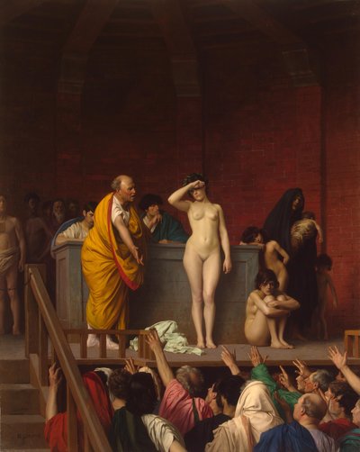 Trh s otroky ve starověkém Římě od Jean Leon Gerome