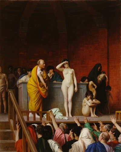 Trh s otroky ve starověkém Římě od Jean Leon Gerome