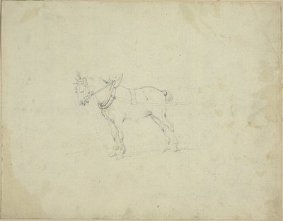 Tažný kůň od Jean Louis André Théodore Géricault