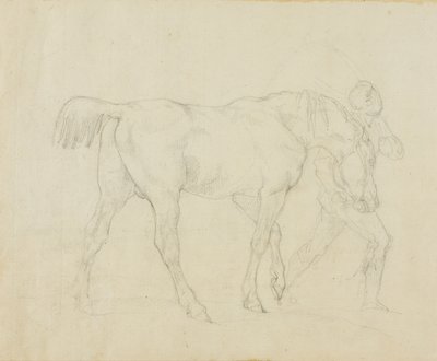 Ženich vedoucí koně od Jean Louis André Théodore Géricault