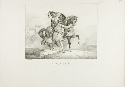 Zraněná Lara od Jean Louis André Théodore Géricault