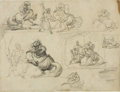 Studie od Jean Louis André Théodore Géricault